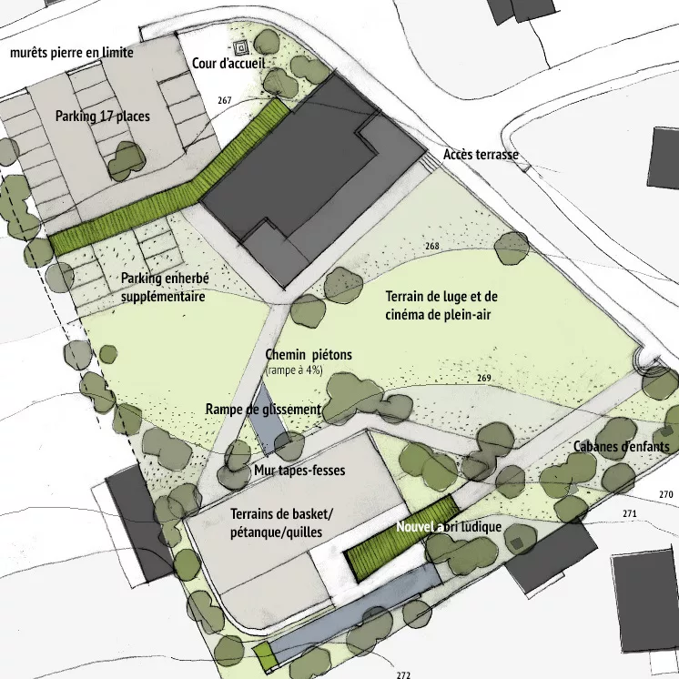 Construction d’une mairie et d’une salle de convivialité : Dampvalley-les-Colombe, Haute-Saône