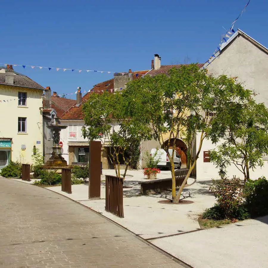 Réhabilitation patrimoniale et paysagère du cœur du bourg : Jussey, Haute-Saône